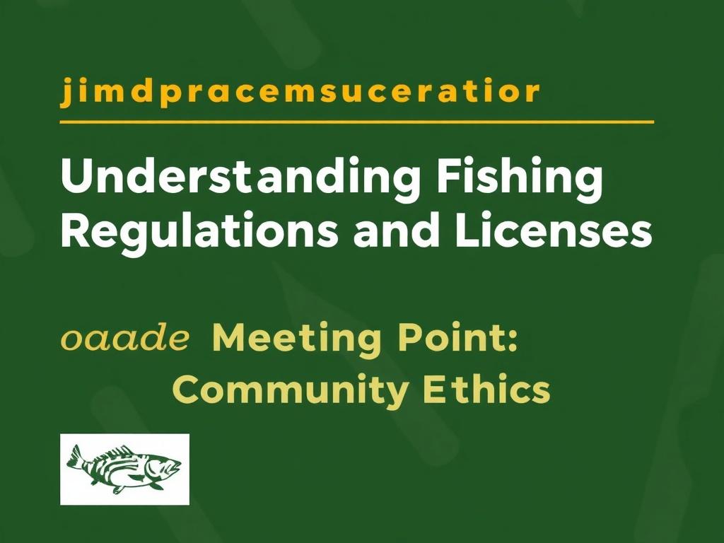     Understanding Fishing Regulations and Licenses. Buenas prácticas en el punto de encuentro: ética en comunidad