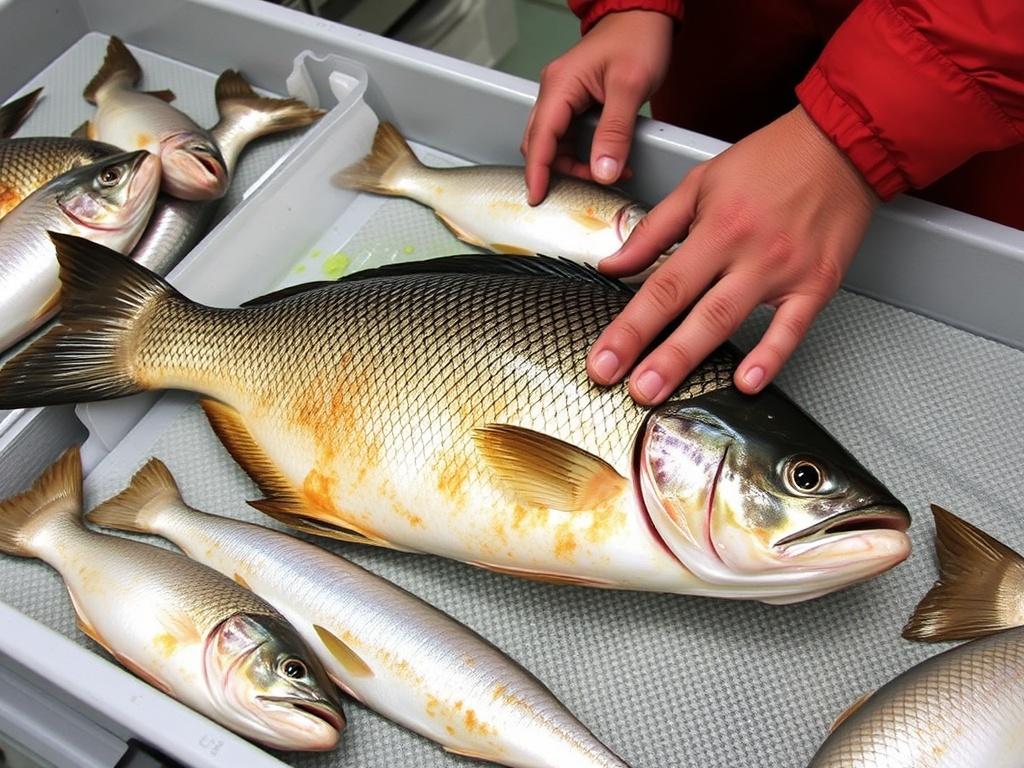     Conservación y cuidado del pescado después de la captura.. Consideraciones según especies