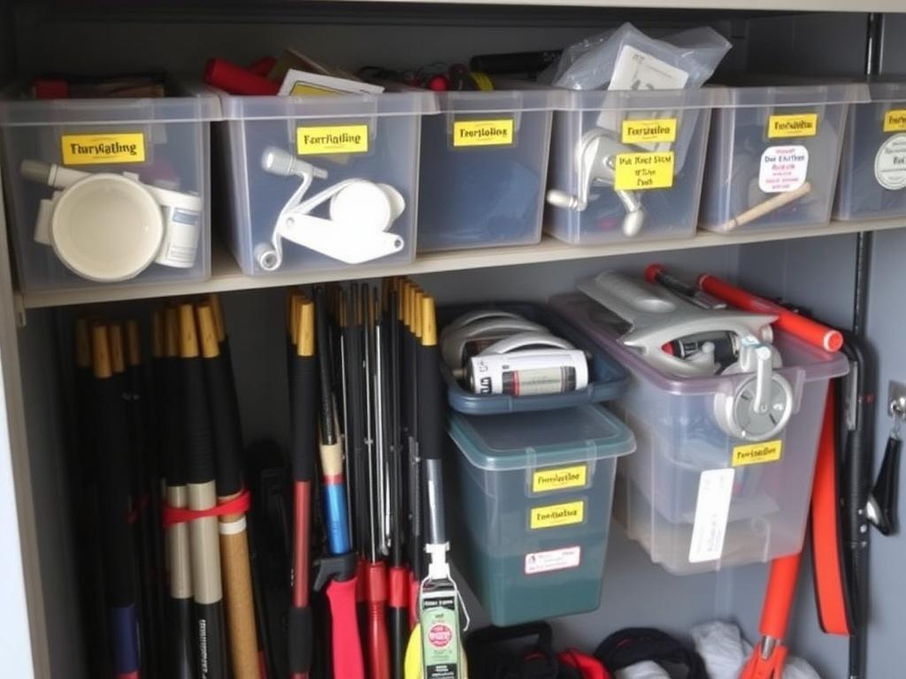     How to Maintain and Store Your Fishing Gear. Organisation, Inventar und Beschriftungssysteme