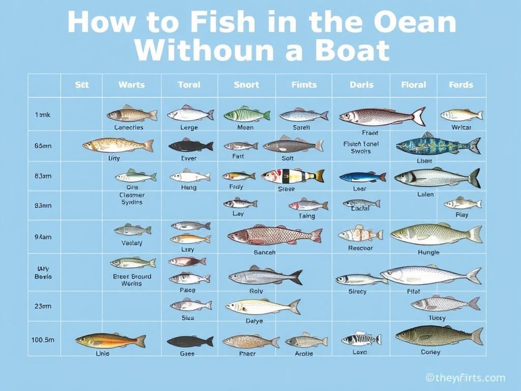     How to Fish in the Ocean Without a Boat. Tabla de especies comunes por hábitat costero
