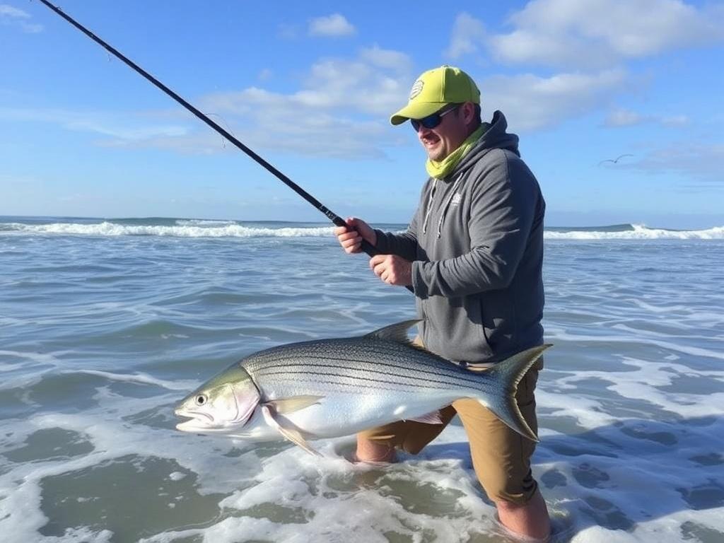     Pêche en surfcasting sur la côte atlantique.. Por qué elegir la costa atlántica para surfcasting