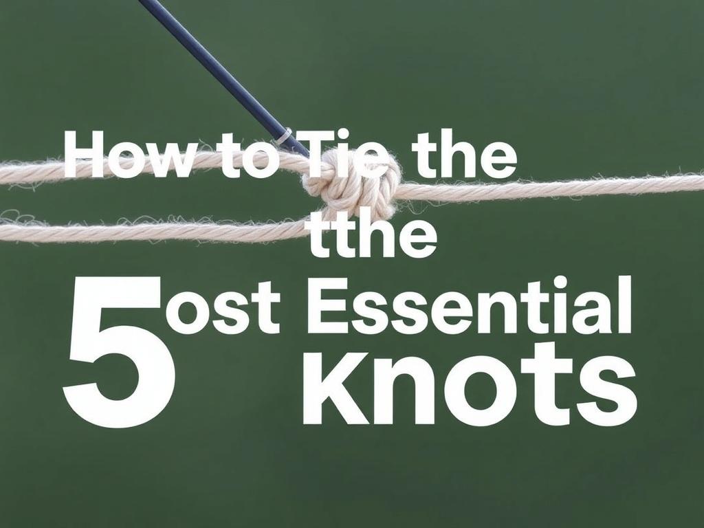     How to Tie the 5 Most Essential Fishing Knots. Rutina de práctica recomendada: conviértete en experto