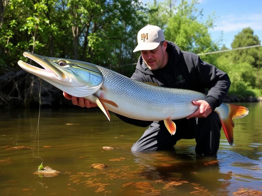     Las 10 especies de peces más buscadas en la pesca deportiva en España.. 7. Lucio (Esox lucius)