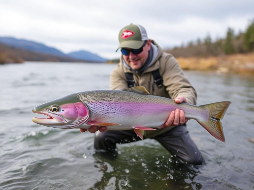     Salmon Fishing Techniques for Rivers and Lakes. Sicherheit auf dem Wasser