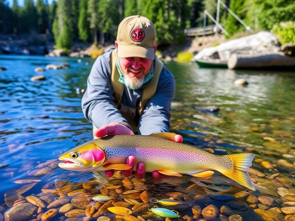     Les meilleurs leurres pour la pêche de la truite en rivière.. Por qué el señuelo correcto importa tanto